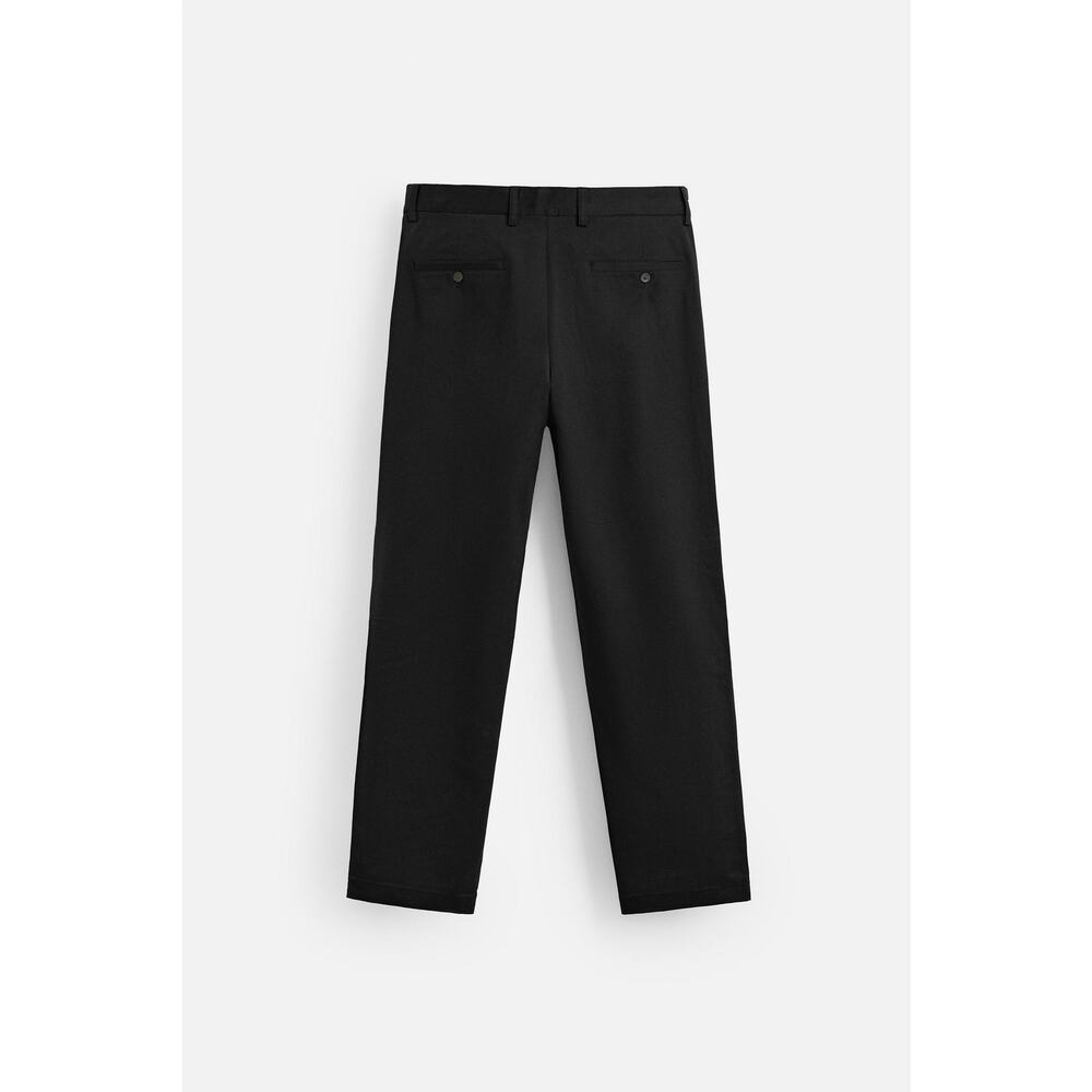 Zara Basic Collection Black Chino Pants - Regular Fit - Smart Casual - Size 31 - Picture 5 of 12